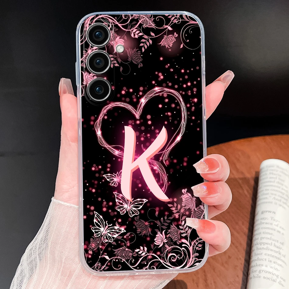 For Samsung Galaxy S25 Plus Ultra S25 Edge S25FE Phone Case Fashion Star Letters Lightweight Shell Soft TPU Clear Silicone Funda #4