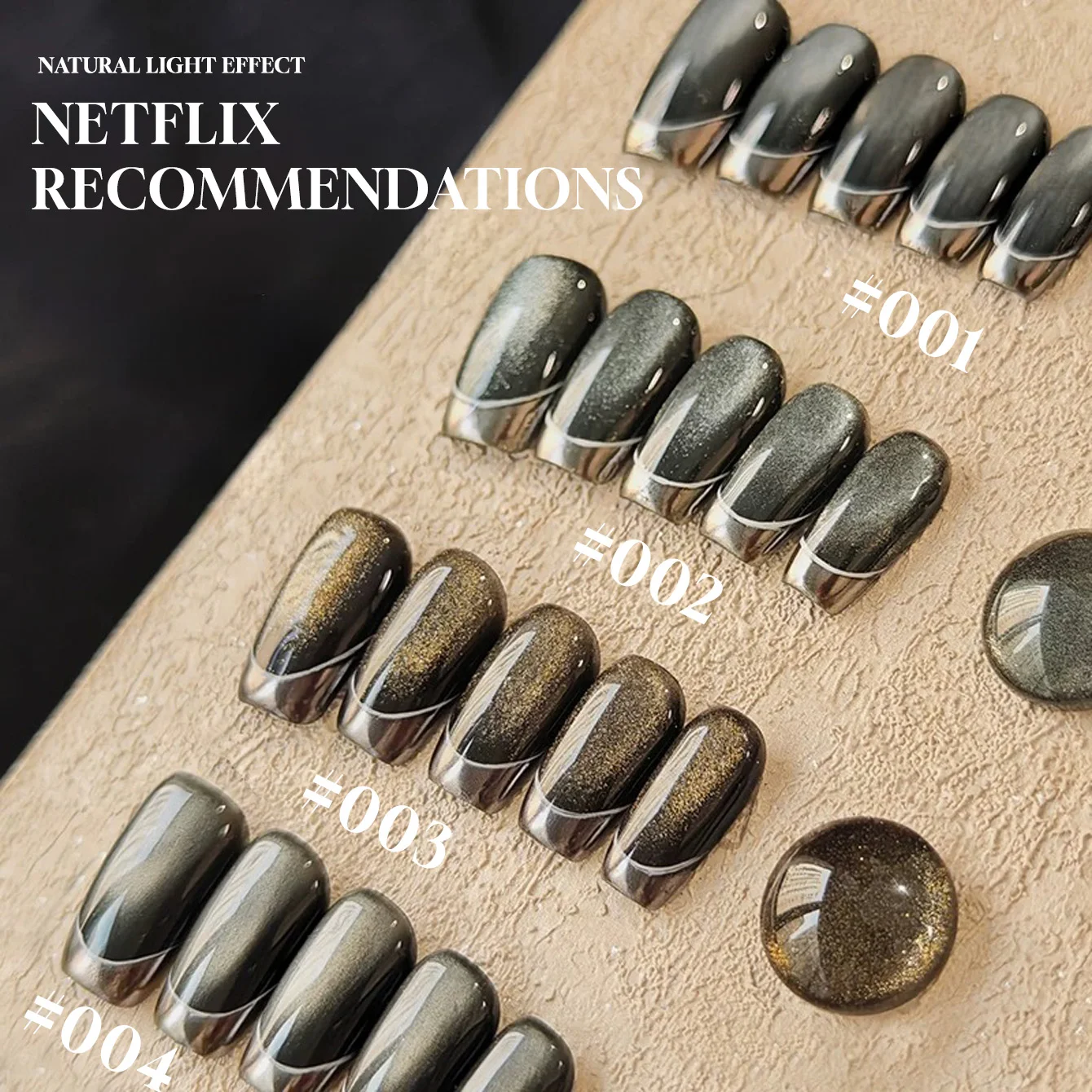 

12 мл, 1 шт., черные ногти, осенние и зимние отбеливающие ногти, новинка 2025 года, гель-лак для ногтей «кошачий глаз», черное золото, клей для ногтей, принадлежности для ногтей