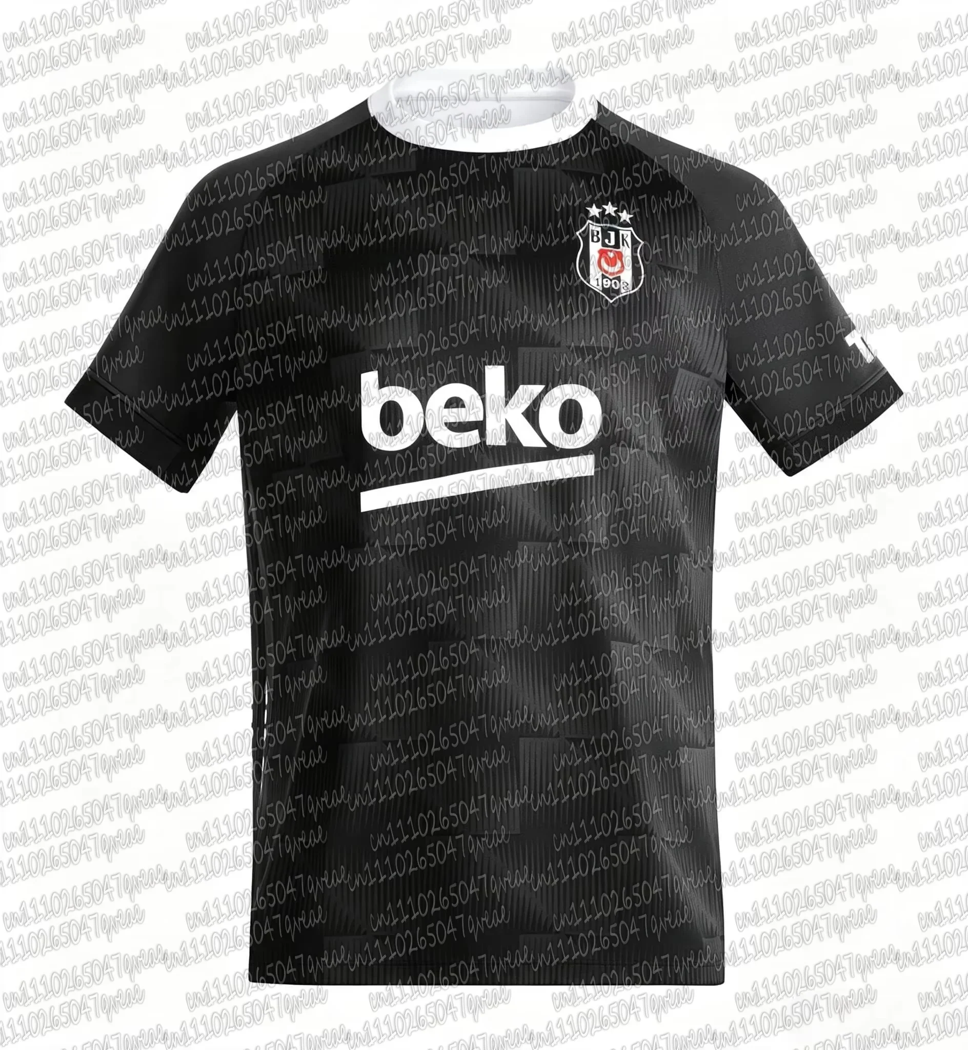 2026-2027 Besiktas Fußballtrikot Kurzarm Türkische Superliga Fußballtrikot Herren Fan-Sportuniform Familien-Set – Detail 4