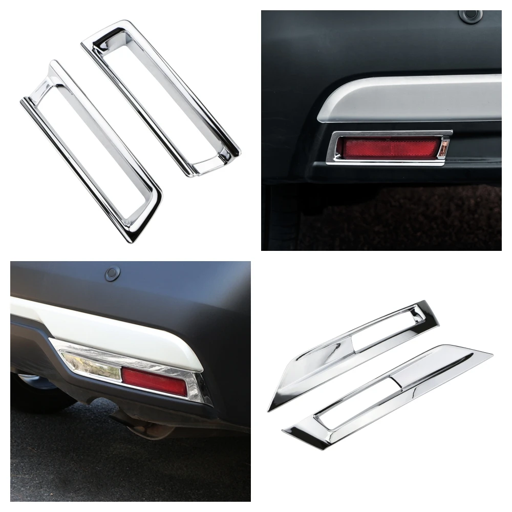 

Rear Fog Lamp Light Frame Decoration Cover Trim Fit For Nissan Kicks 2017 - 2021 ABS Chrome Accessories Exterior Refit Kit