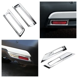 Rear Fog Lamp Light Frame Decoration Cover Trim Fit For Nissan Kicks 2017 - 2021 ABS Chrome Accessories Exterior Refit Kit