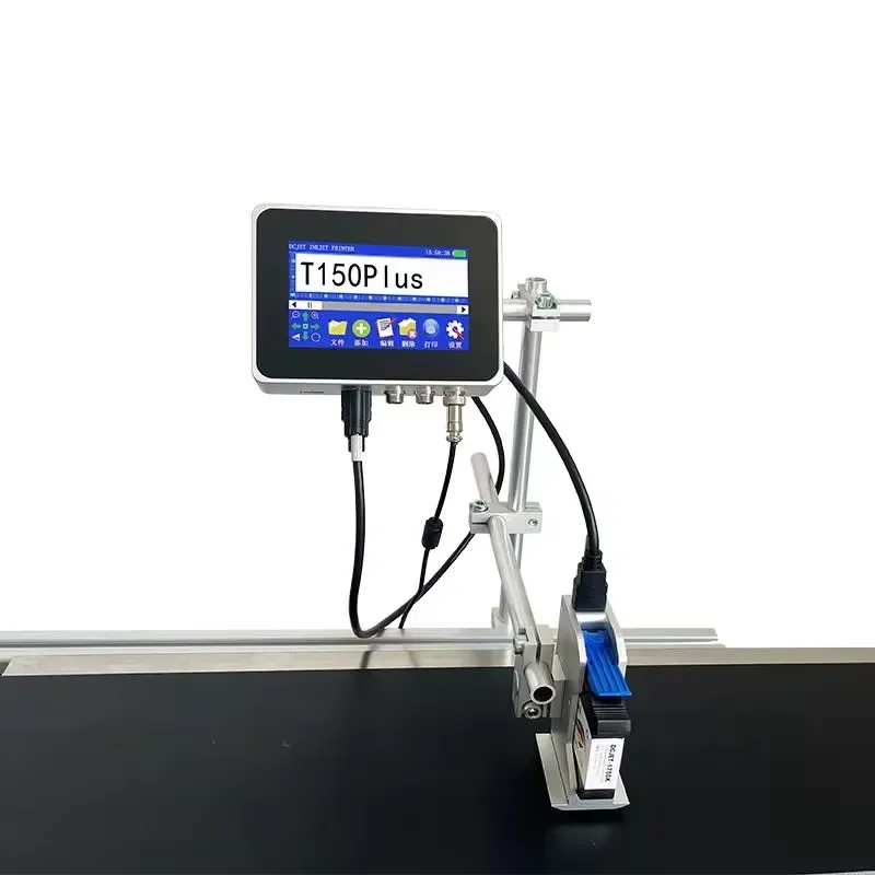 YAOMATEC 12.7MM Multilingual Online Inkjet Printer for Plastic Bottle Bags Metal Tube Date Logo QR Code Automatic Inkjet