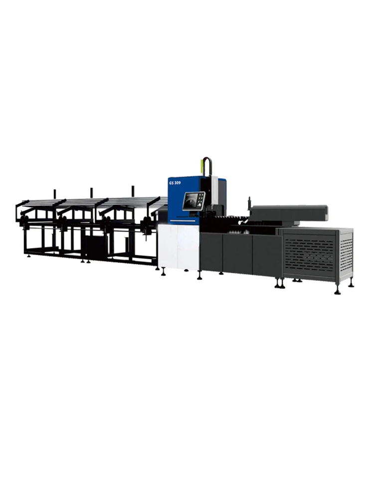 Laser Pipe Cutting Machine Automatic Loading and Unloading Laser Pipe Cutter Fiber Laser Cutting Machine