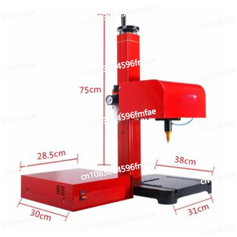 Portable Dot Peen Marking Machine Pneumatic Marking Stamping Machine 170*110mm Cutting Plotter Support Windows XP/ WIN 7