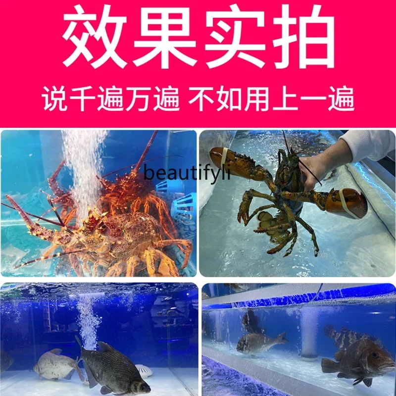 Seafood Pool Commercial Three-Tier Supermarket Hotel Fish Pond Aquatic Shell Pool Mobile Seafood Fish Tank