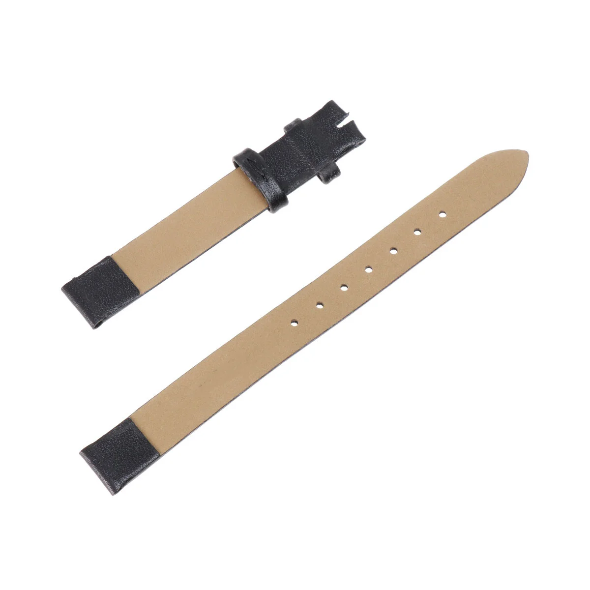 

Watch Band 10Mm Black Ultrafine Fashion Replacement Stylish Watch Strap Waterproof Comfortable Wristband