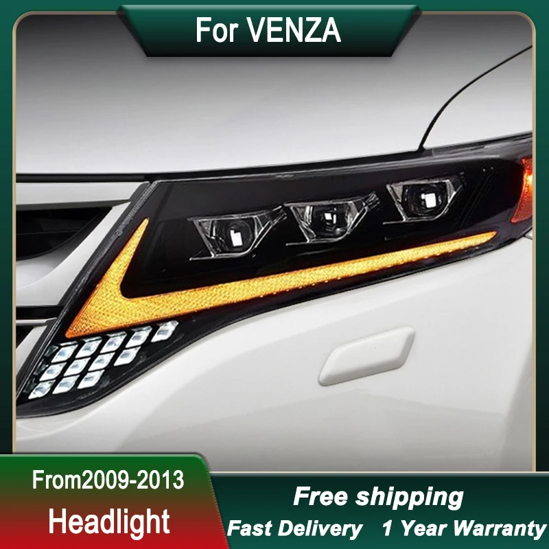 

Car Headlight For Toyoto VENZA 2009-2013 Upgrade LED Head Lamp Upgrade DRL Dynamic Signal Lamp Head Lamp Front light Assembly