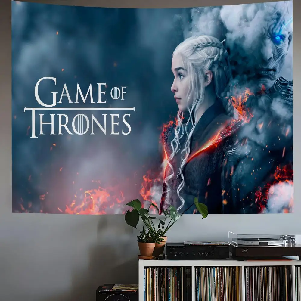 G-Game of Thrones Tapestry Multipurpose Home Art for Living Room Bedroom Dorm High Quality Soft Fabric