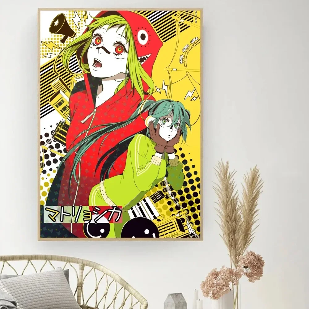 Anime Matoryoshka Vocaloid Poster DIY Vintage Movie Poster Wall Art Painting Study Stickers Small Szie Wall Painting