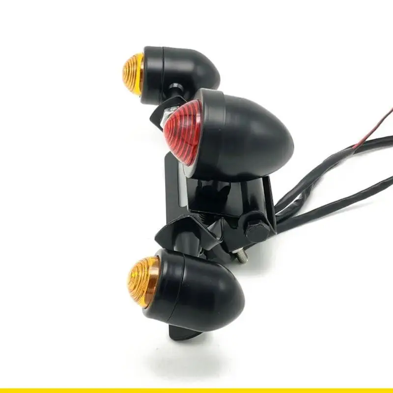 

SZCH 1 шт., задний фонарь для мотоцикла, аксессуары, задний стоп-сигнал для мотоцикла, черный и серебристый, 2 цвета на выбор