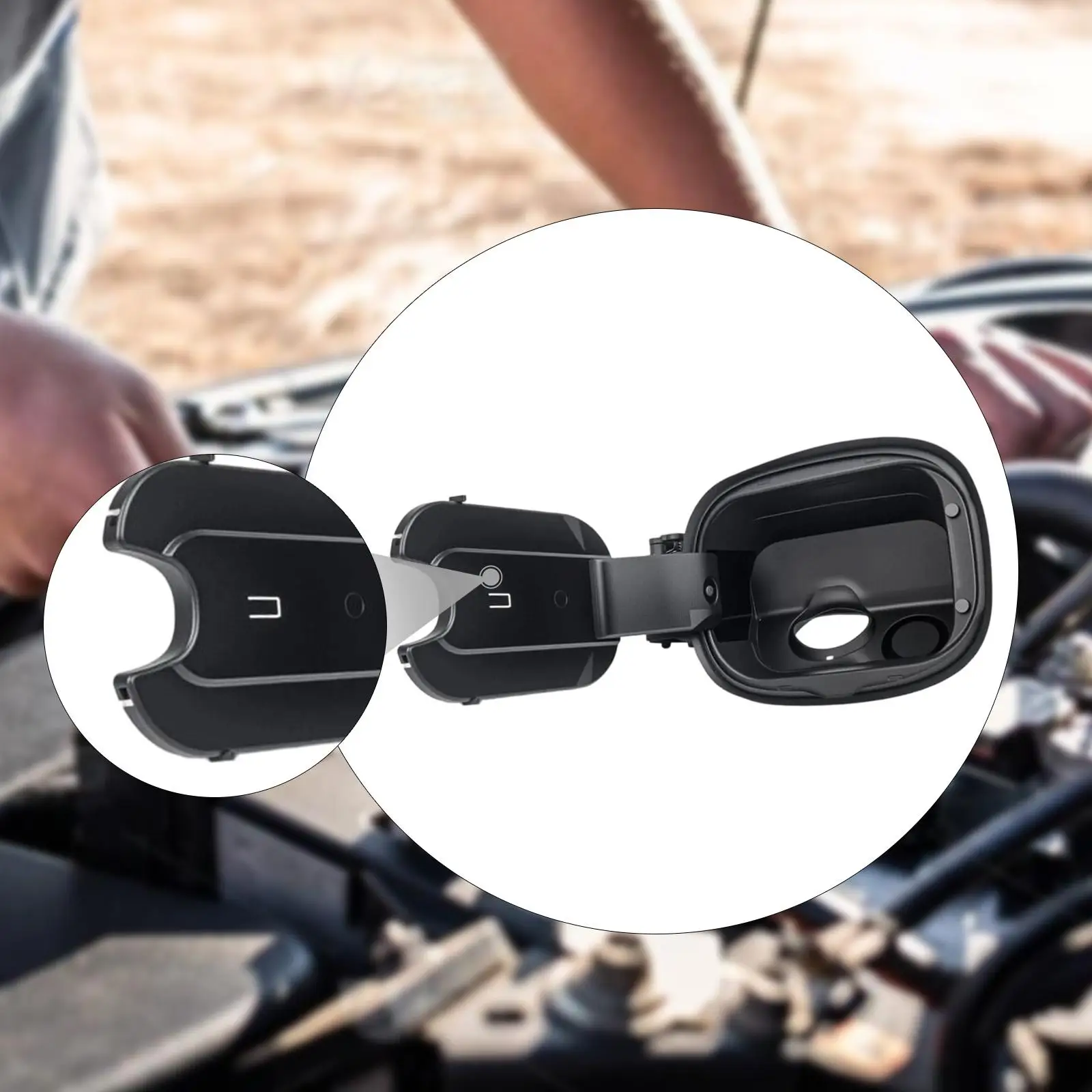 

Профессиональная крышка бензобака, карман топливной двери в сборе, пластиковый материал прямой посадки для Chevrolet Silverado 1500