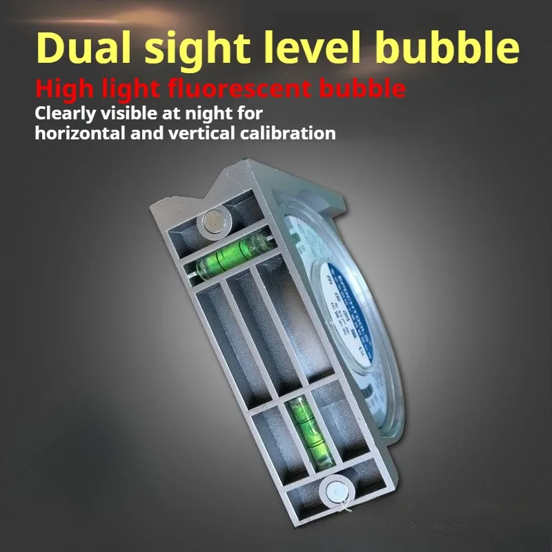 High Precision Magnetic Angle Finder Professional Protractor Inclinometer Level Ruler Construction Woodworking Measuring Tool