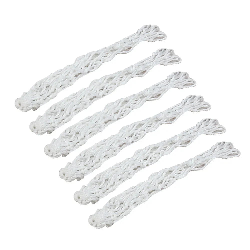 6Pcs Pool Table Pockets Heavy Duty Cotton Replacement Nets Set for Standard Billiard Table Snooker Pockets Billiard Nets