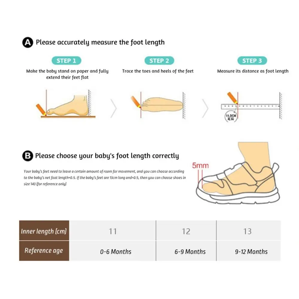 Cute Soft Rubber Sole Walker Shoes Cartoon Design Non-Slip Socks Shoes Wear-resistant Breathable Infant Shoes Walking Practic