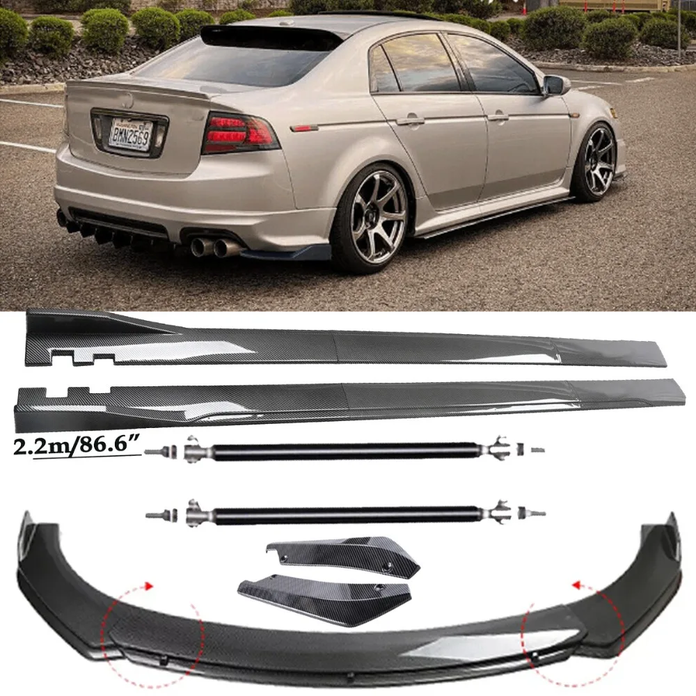 

Carbon Fiber Front Bumper Lip Spoiler & Side Skirt For Acura TL 2004-2008 M United States