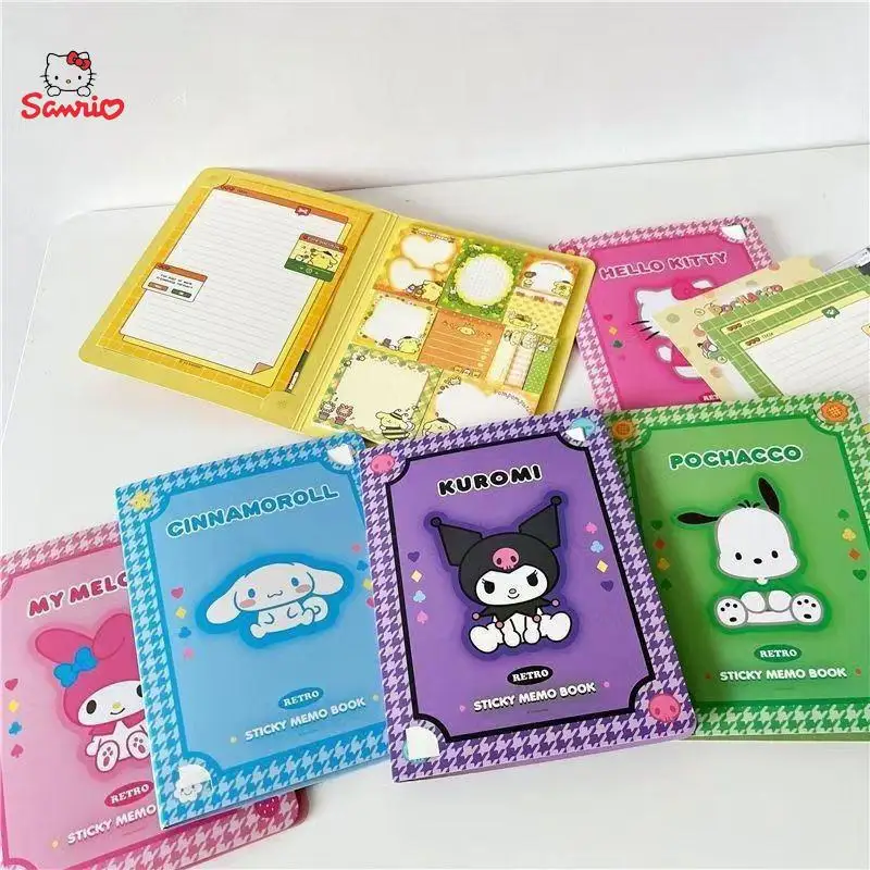 

Sanrio Hello Kitty Convenience Book My Melody Kuromi Cinnamoroll Note Book Paste Notepad Stationery Student Birthday Gifts