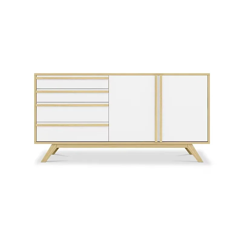 Antique Chinese Furniture Sideboard Modern White Oak Laminate Catering Wooden Sideboard