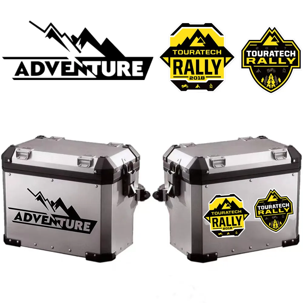 Adventure Racing Motorcycle Trunk Sticker ADV Tail Box Epoxy 40 Yesr GS Decal Decoration For BMW R1200GS F800GS F700GS R1250GS