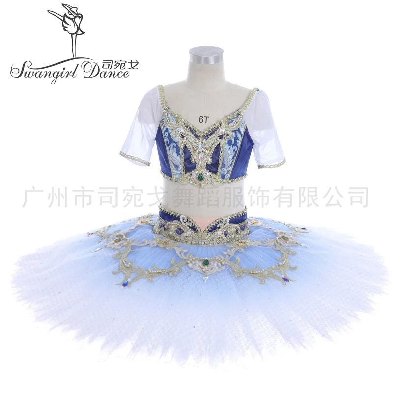 Volwassen Royal Blue La Bayadère Ballet Tutu Vrouwen Professionele Ballerina Cosutmes Tutu Jurk BT4179