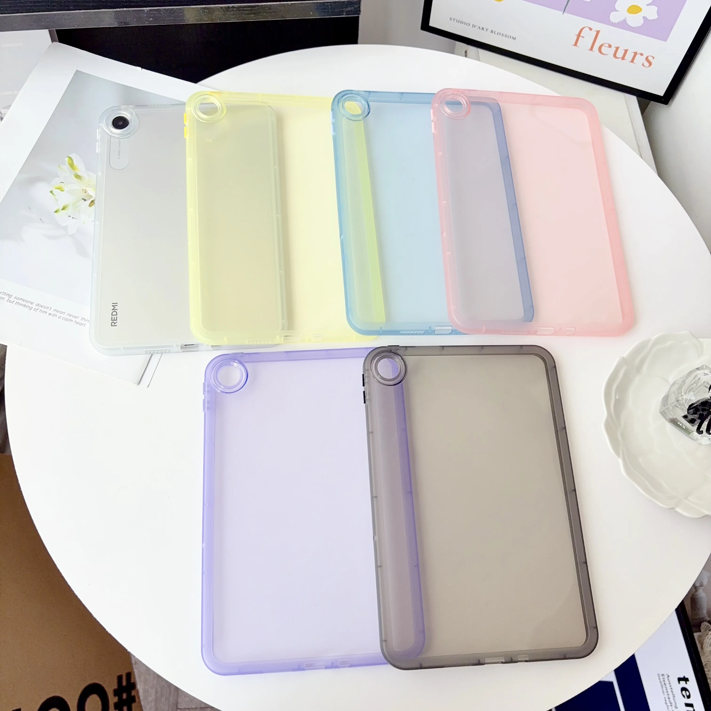�y�Z�[�����zXiaomi Redmi Pad 2 POCO C1 9.7�C���` 2026�p �\�t�gTPU �L�����f�B�[�J���[ �J�o�[ �ی� �ϏՌ� �V�F�� �^�u���b�g�J�o�[