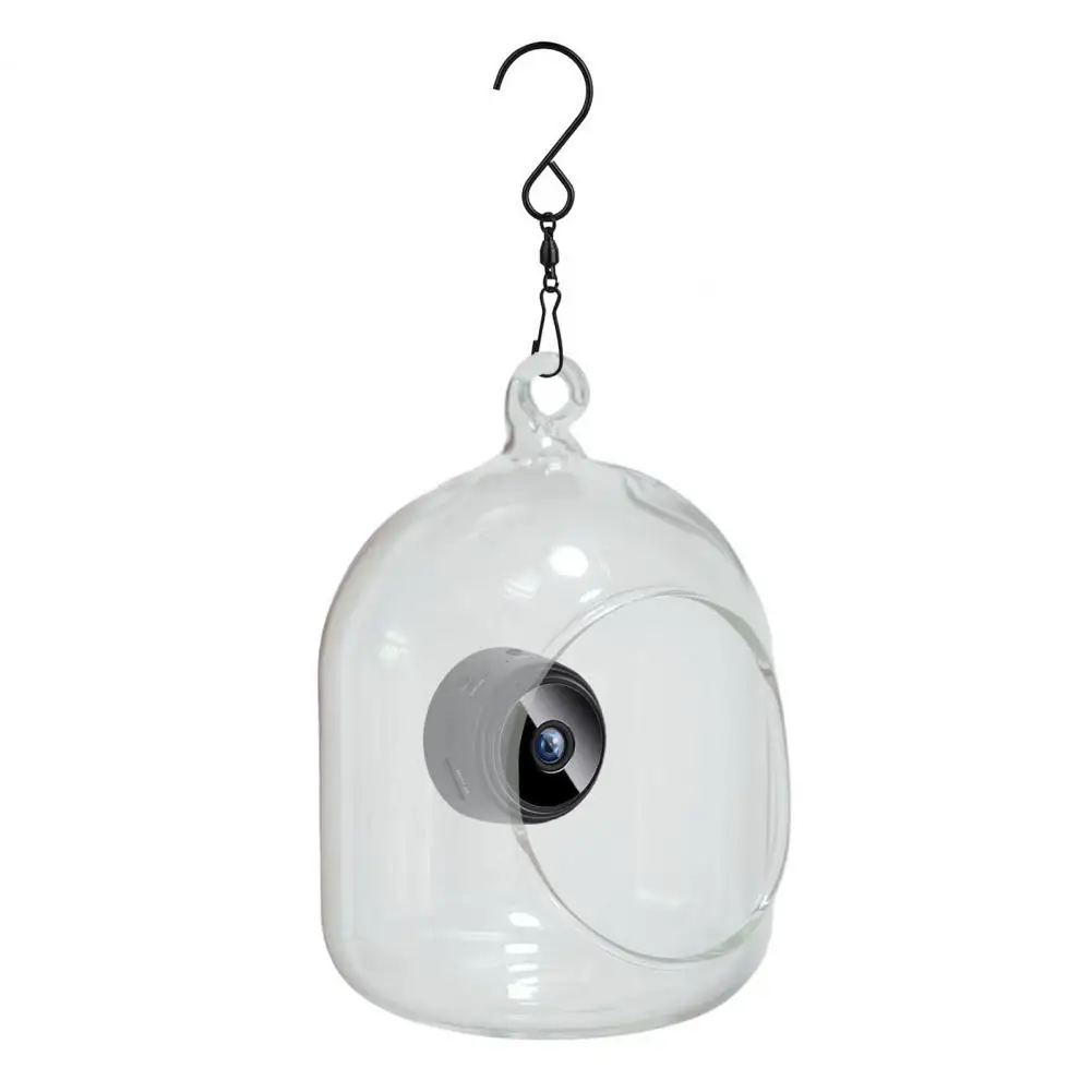 Wifi Bird Feeder 1080p Video Camera Bird Feeder for Close-up Shots Bird Watching Experience Outdoor Garden Window Indoor