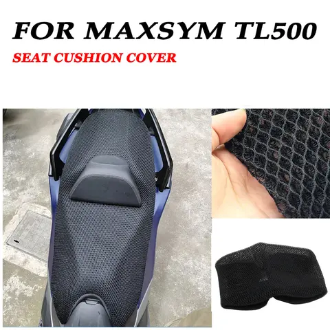 시트 쿠션 커버 보호 가드 절연 버킷 케이스 패드 메쉬, SYM MAXSYM TL500 MAXSYM TL 500 오토바이 액세서리