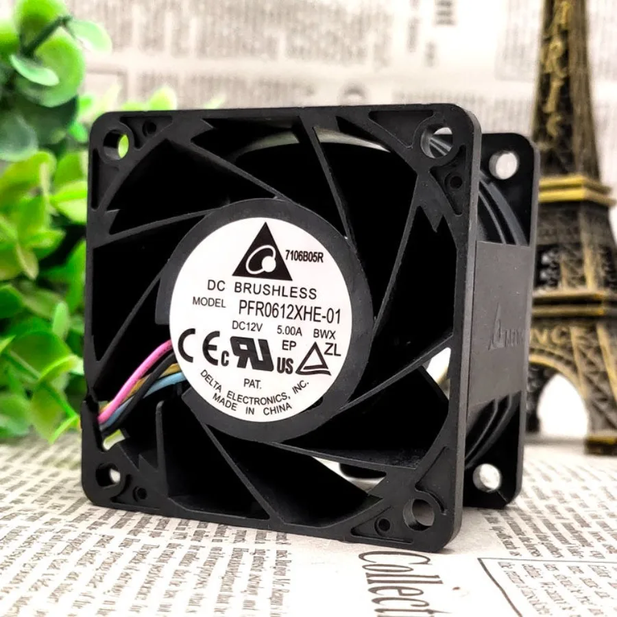 AA + for DELTA Delta 6CM 6038 PFR0612XHE-01 12V 5A Large Air Volume High Speed Violent Cooling Fan