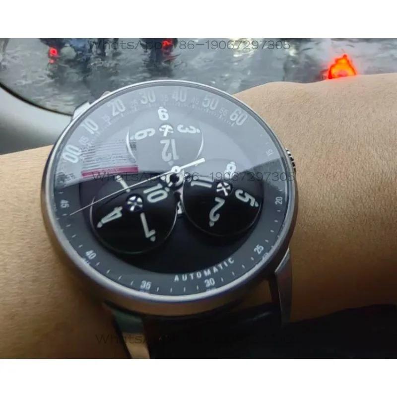 

Звездное колесо, супер яркие независимые сапфировые механические часы из нержавеющей стали, персонализированные автоматические модные часы с большим циферблатом