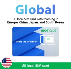 EIOTCLUB Europe SIM Card, Coverage in The US/Europe/China/Japan/South Korea, 5G/4G