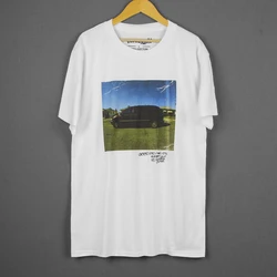 Kendrick Lamar T-Shirt Hip Hop Conscious Kanye West Summer Cotton Men's Printed Clothing Short Sleeves Music Top Shirt