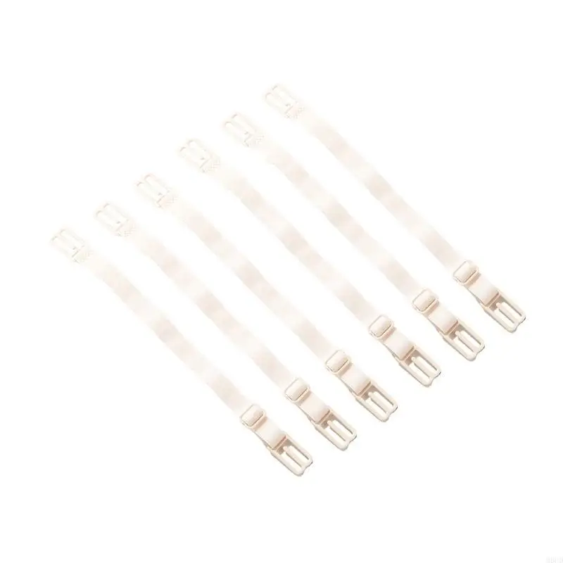 M6CD 6ピースNonslip Bra Strap Holders Clips Clips for Invisible Support fone Racerback