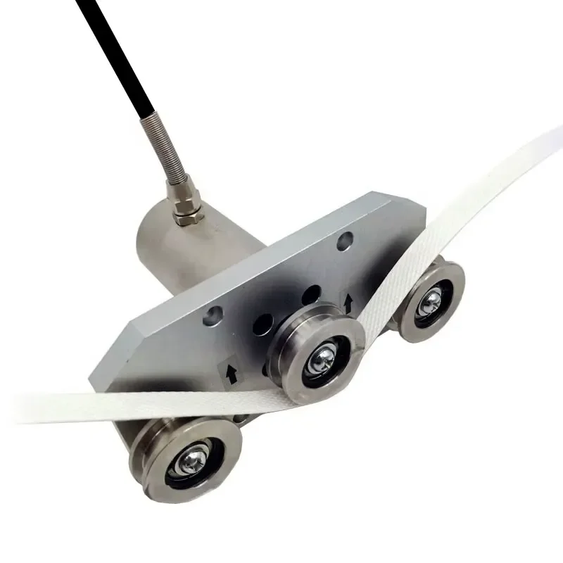 Low Price Wire/Film/Tape/Fiber Optic/Yarn Tension Force Measuring Micro Three-Pulley Tension Control Sensor Alloy Steel 0.05%