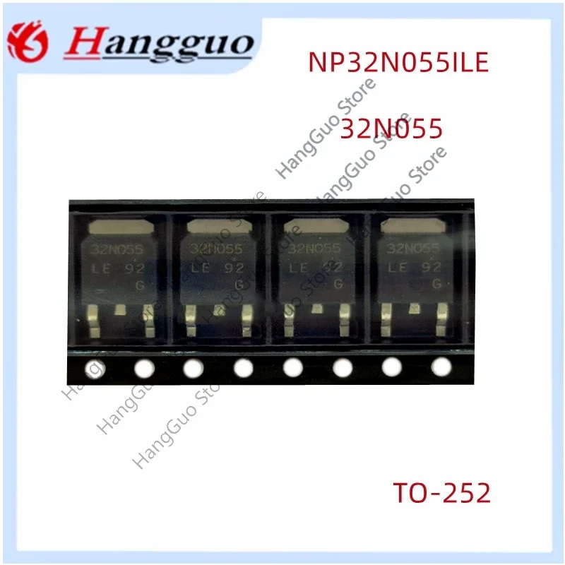 10 unids/lote Original y nuevo 32N055 PN32N055 NP32N055ILE TO-252 placa de ordenador automotriz chip frágil parche triodo FET