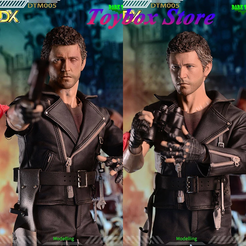 

DARK TOYS Deluxe Version DTM005 1/6 Combat Warrior Max Leather Coat Cloth Action Figure Mini Dog Model Ornament 12" Male Soldier