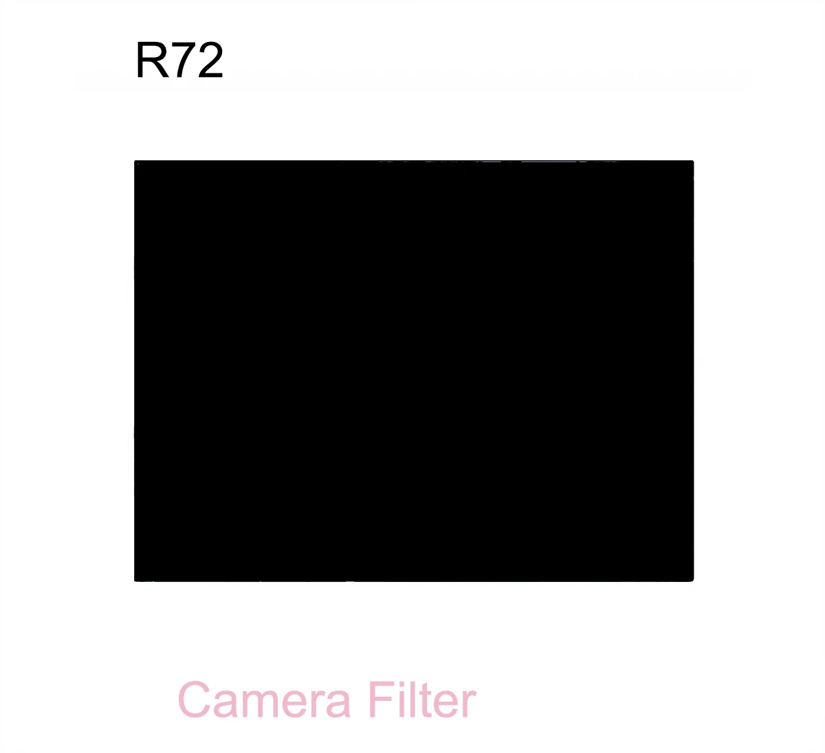 Camera Filter 720NM-1200NM LP Long Wave Pass Rectangle=29mm * 22mm Thick-0.63MM For Sony A6000/NEX-3/5 Photography 1PCS