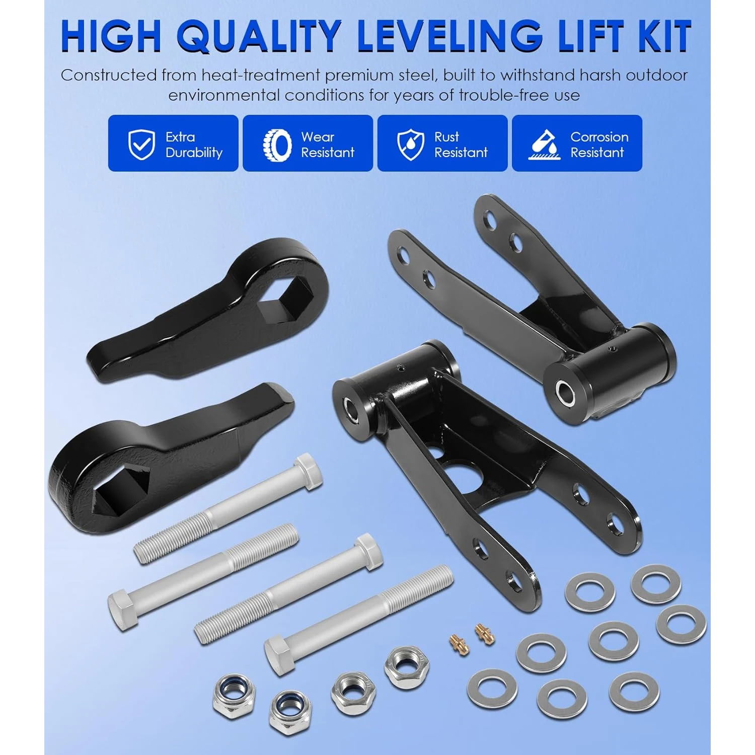 

3" Front 2" Rear Leveling Lift Kit, Adjustable Suspension Full Lift Kit for Ford Ranger 4X4 & 2WD Edge & Sport models 1998-2011