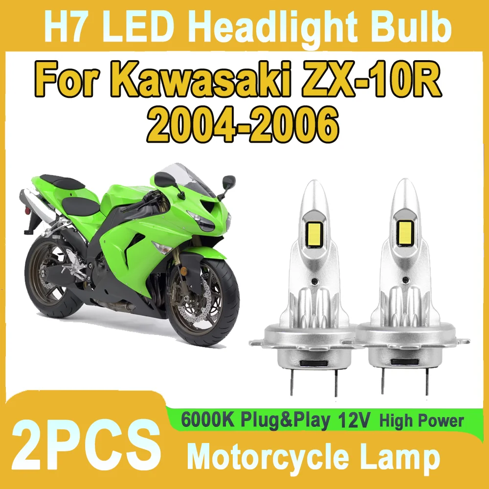 2X H7 Motorcycle Led Light For Honda RVT1000R RC51 2000-2006 Plug And Play High Power 10000LM Led Headlight Free Canbus No Error