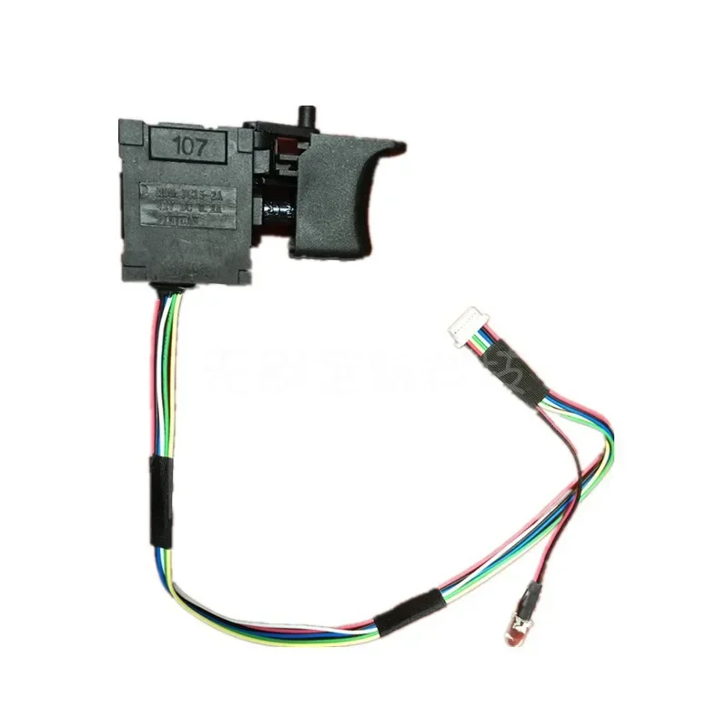 

280mm long-line brushless speed control switch universal lithium hammer impact drill wrench power tool 8-wire switch with light