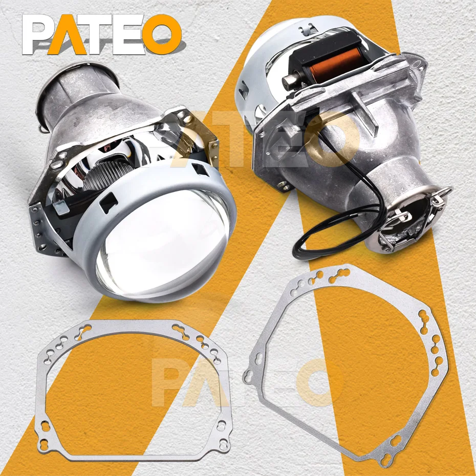 Lente bi-xenón de 3,0 pulgadas para proyector Hella E55, lupas bi-xenon para faros de coche, Kit de repuesto de faro, H7 D2H D2S luces LED HID, accesorios de coche reequipamiento, accesorios para vehículos