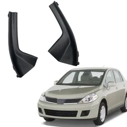 1 Pair LHD Car Cowl Grille Outer Cover Accessories 66895-EL000 66894-EL000 For Nissan Versa Sedan Hatchback Tiida Latio C11