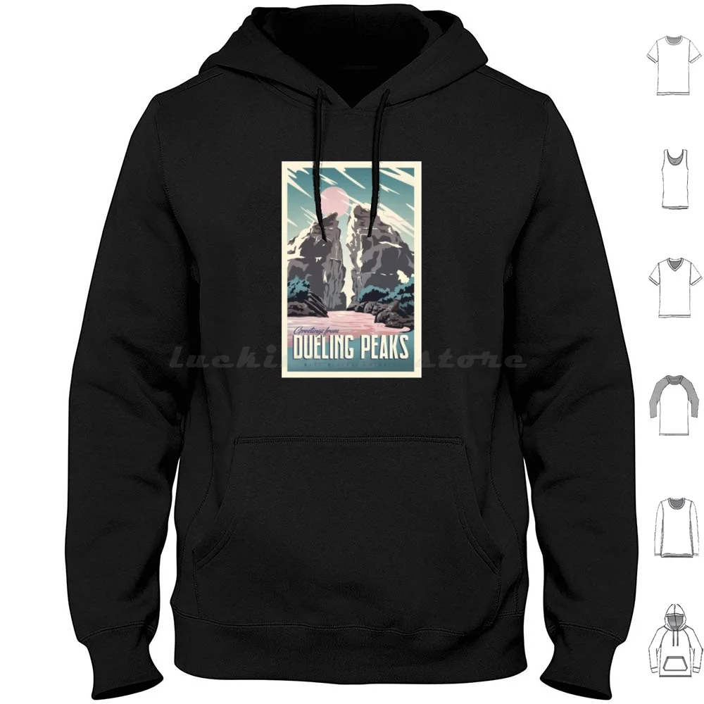 Greetings From Dueling Peaks Hoodie Cotton Long Sleeve Legend Of The Legend Of Link Breath Of The Wild Gaming Loz