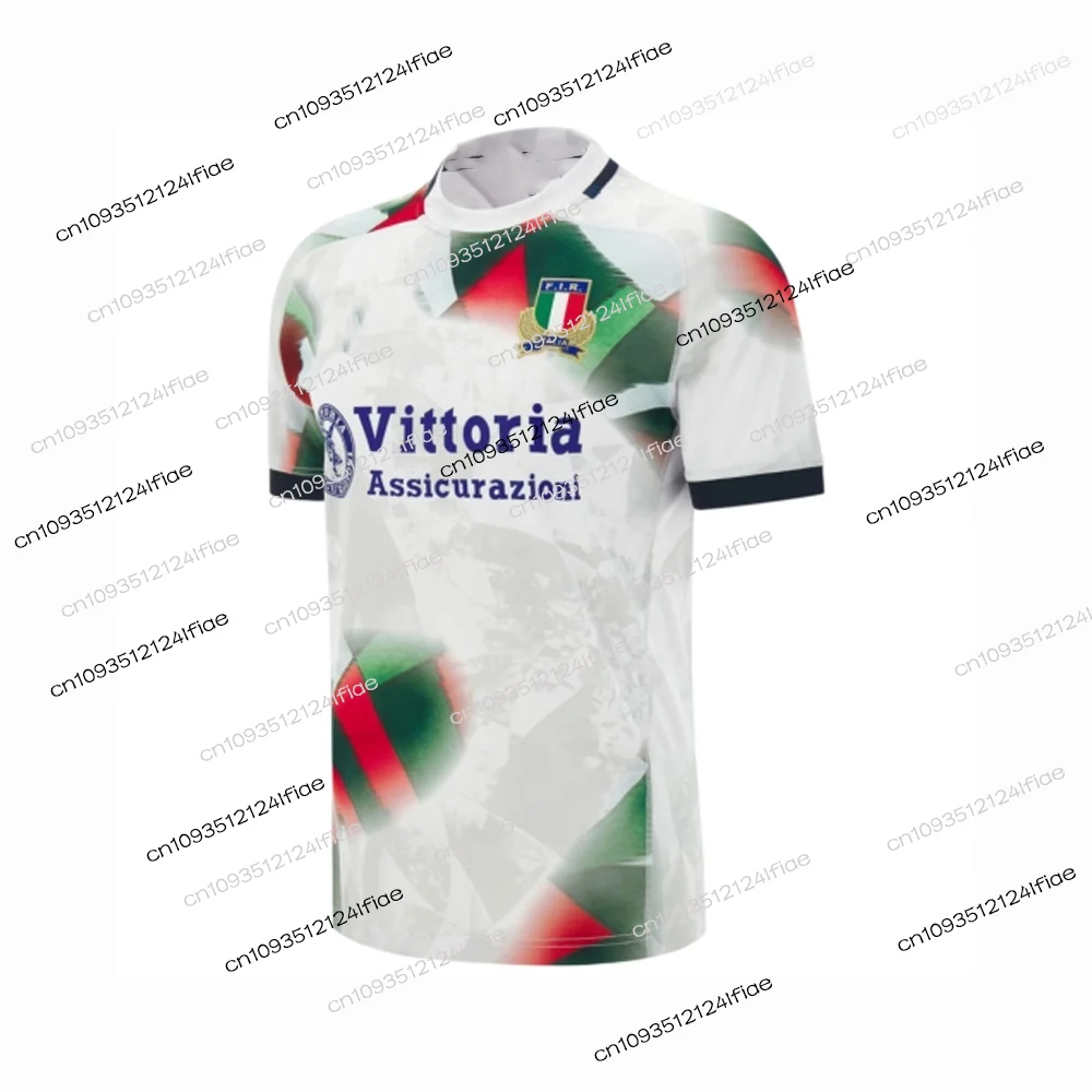 Italy 2026/27 Home Rugby Jersey Kids Loose fit breathable and quick-drying outdoor fabric special fan edition  men's version