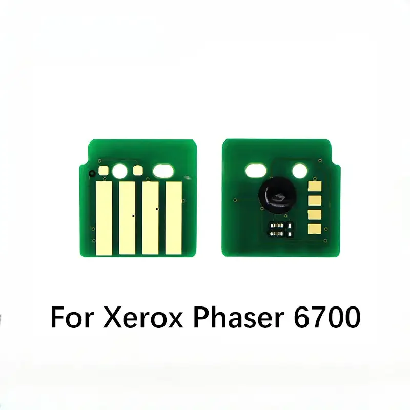 

Toner Cartridge Chip for Xerox Phaser 6700 Compatible 106R01506 106R01503 106R01504 106R01505 Printer Refill Reset