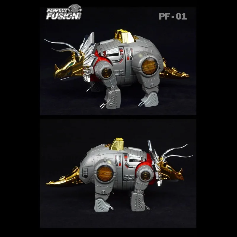 재고 있음 변환 FANSTOYS FT 로봇 공룡 PF-01 PF01 슬래그 액션 피규어 재인쇄 상자