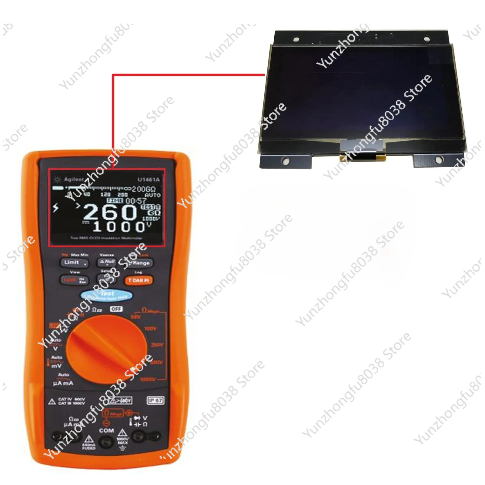 

Новый экран Oled ЖК-дисплей U1461A/U1453A Замена/Ремонт