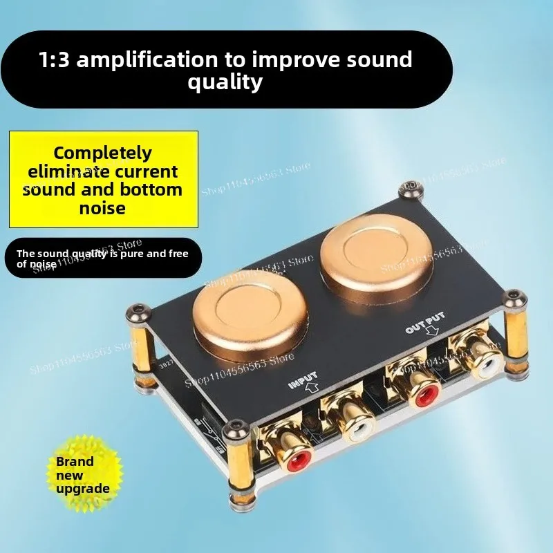 

Audio Isolator Boost Bovine Audio Improvement Boost Timbre Sound Quality Passive Preamp Boost Amplification Gain