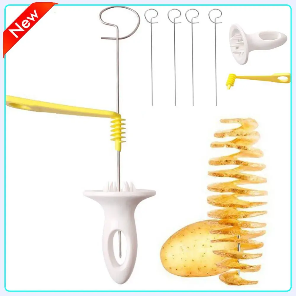 

Вихревой спиральный резак для картофеля, машина для изготовления картофельных башней, овощерезка, креативные инструменты для овощей, кухонные аксессуары, гаджеты