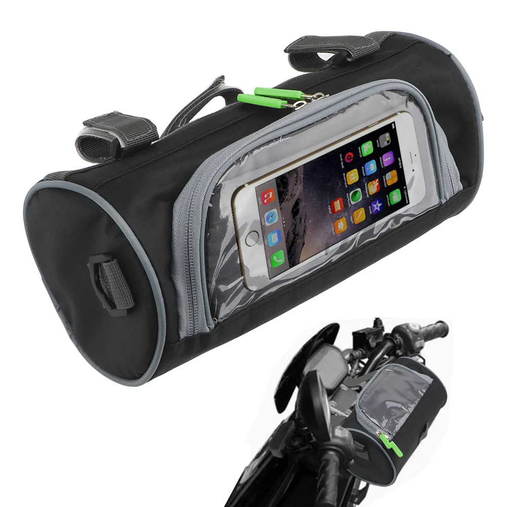 Motorcycle Electric Car Front Handlebar Storage Bag Mobile phone Touch Screen Storage Bag Container Motorcycle Accessories