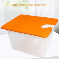 Sous Vide Cooker Kit Set for All Immersion Circulators Includes Silicone Lid  & 11L Water Container(not with Sous Vide Machine)