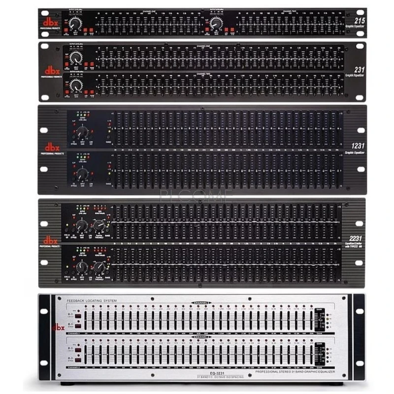 DBX 215 215S Dual Channel 15-Band Graphic Equalizer Rack Mount